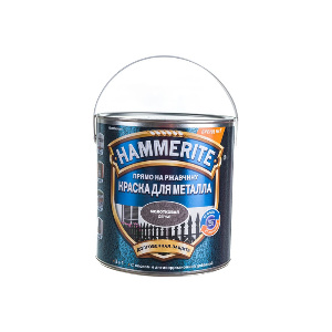 Hammerite краска алкидная для металлических поверхностей молотковая серая ( 2л)