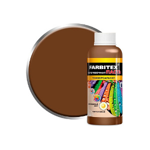 Колер FARBITEX коричневый, 100 мл
