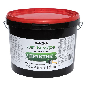 Краска фасадная Практик, 15 кг