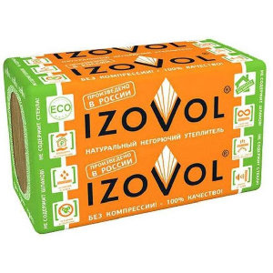 Утеплитель IZOVOL Л-35 (4 плит) 1200*600*100 (2,88 м2, 0,288 м3)