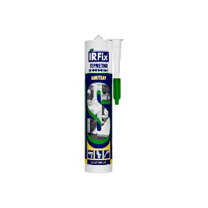 Герметик силиконовый, санитарный, белый, IRFIX SANITARY, 310 мл (16 шт/кор)