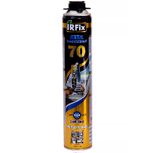 Пена монтажная профессиональная IRFIX 70 (зима), 880 мл (16 шт/кор)