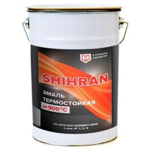 Эмаль термостойкая SHIHRAN, белая, 600"С, 0,8 кг