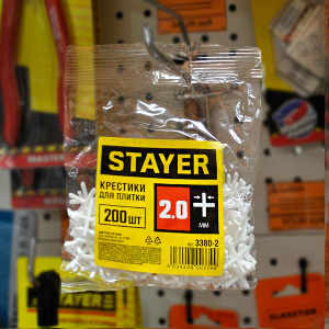 Крестики для плитки Stayer 2,0 мм 200 шт