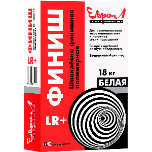 Шпатлевка "ЕВРО-Л" финишная белая LR+ (18 кг)