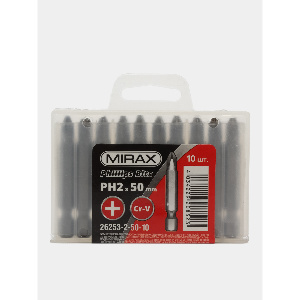 Бита Ph2, 50 мм MIRAX, (упак. 10 шт)