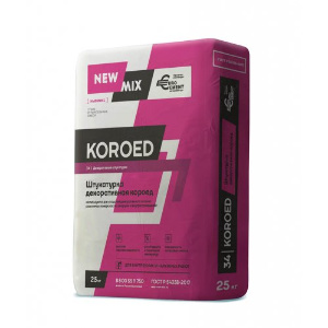 Штукатурка декоративная Короед "KOROED B2" ЗИМА, 25 кг (34) /48 шт/под