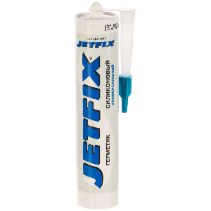 Герметик силиконовый, универсальный, бесцветный JETFIX ,280 мл (25 шт/кор)