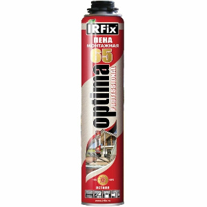 Пена монтажная профессиональная IRFIX OPTIMA 65 (лето), 800 мл (16 шт/кор)