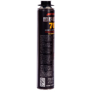 Пена монтажная профессиональная JETFIX 70, всесезонная, 850 мл (16 шт/кор)