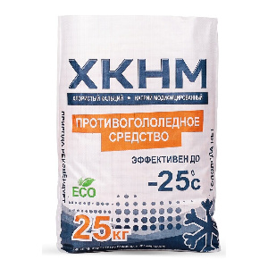 Противогололёдный реагент ХКНМ (-25). мешок 25 кг