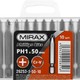 Бита Ph1, 50 мм MIRAX, тип хвостовика E 1/4" (упак 10 шт)
